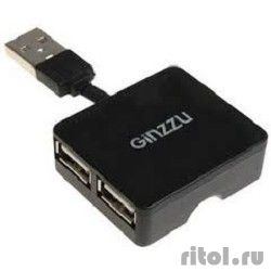 HUB GR-414UB Ginzzu USB 2.0 4 port  [: 1 ]