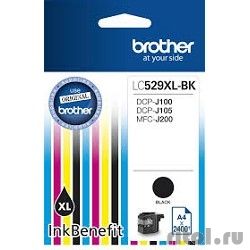 Brother LC529XLBK  , Black{DCP-J100/J105/J200, Black, (2400.)}  [: 2 ]