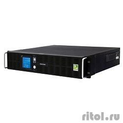 CyberPower PR1000ELCDRT2UA  {Line-Interactive, 1000VA/900W USB/RS-232/Dry/EPO/SNMPslot/RJ11/45 (8 IEC 13)}  [: 2 ]