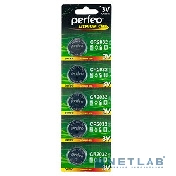 Perfeo CR2032/5BL Lithium Cell (5 .  -)  [: 1 ]