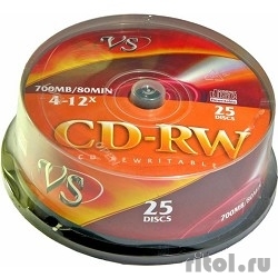 VS CD-RW 80 4-12x CB/25         [: 2 ]