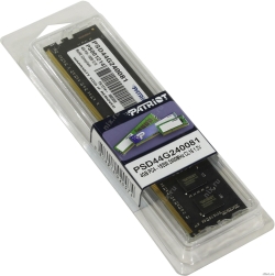 Patriot DDR4 DIMM 4GB PSD44G240081 PC4-19200, 2400MHz  [: 3 ]