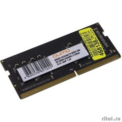 QUMO DDR4 SODIMM 4GB QUM4S-4G2666C19 PC4-21300, 2666MHz OEM/RTL  [: 3 ]