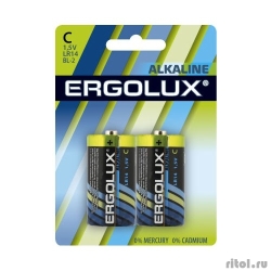 Ergolux..LR14 Alkaline BL-2 (LR14 BL-2, ,1.5)  (2 .  -)  [: 1 ]