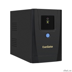 Exegate EX292766RUS  ExeGate Power Back BNB-650.LED.AVR.1SH.2C13 &lt;650VA/360W, LED, AVR, 1*Schuko+2*C13,  , Black>  [: 2 ]