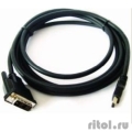  HDMI-DVI Cablexpert, 1.8, 19M/19M, single link, , .,  [CC-HDMI-DVI-6]  [: 3 ]