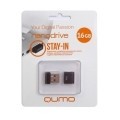 USB 2.0 QUMO 16GB NANO [QM16GUD-NANO-B] Black  [: 3 ]