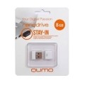 USB 2.0 QUMO 8GB NANO [QM8GUD-NANO-W] White  [: 3 ]