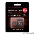 Micro SecureDigital 16Gb QUMO QM16GMICSDHC10U1 {MicroSDHC Class 10 UHS-I, SD adapter}  [: 3 ]