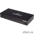 Gembird DSP-4PH4-02  HDMI Cablexpert, HD19F/4x19F, 1  => 4 , Full-HD, 3D, 1.4v  [: 6 ]