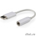 Cablexpert  USB, USB Type-C/Jack3.5F,  (CCA-UC3.5F-01-W)  [: 3 ]