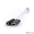 Cablexpert  USB Type-C/Jack3.5 F+ Type-C F, ,  (CCA-UC3.5F-02)  [: 3 ]