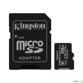 Micro SecureDigital 256Gb Kingston SDCS2/256GB {MicroSDXC Class 10 UHS-I, SD adapter}  [: 1 ]