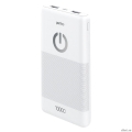 Perfeo Powerbank 10000 mah + Micro usb /In Micro usb /Out USB 1 , 2.1A/ White (PF_B4297)  [: 1 ]