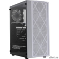 Powercase CMRMW-L4  Rhombus X4 White, Tempered Glass, Mesh, 4x 120mm 5-color LED fan, , ATX  (CMRMW-L4)  [: 1 ]