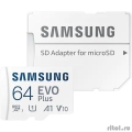 Micro SecureDigital 64Gb Samsung EVO Plus Class 10 MB-MC64KA/RU/APC + adapter    [: 1 ]