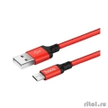 HOCO HC-62851 X14/ USB  Micro/ 1m/ 2A/ / Red&Black  [: 1 ]