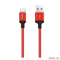 HOCO HC-62875 X14/ USB  Type-C/ 1m/ 2A/ / Red&Black  [: 1 ]