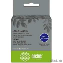 �������� ��������� Cactus CS-D1-45013 45013 ��� Dymo LM 160, 210D, 280, PnP, 420P, 500 TS; Rhino Pro 6000, 5200, 4200  [��������: 1 ���]