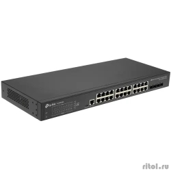 TP-Link SG3428X Omada 24-�������� ���������� ����������� ���������� L2+ � 4 SFP+ ������� 10G  [��������: 3 ����]
