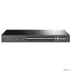 TP-Link SG3428XF Omada 24-�������� ���������� ����������� SFP-���������� L2+ � 4 SFP-�������  [��������: 3 ����]