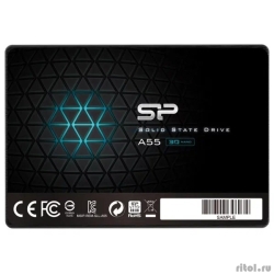 Silicon Power SSD 2TB  A55, 2.5", [R/W - 500/450 MB/s] TLC ( SATA III)  [��������: 3 ����]