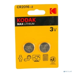 Kodak CR2016-2Bl Max Lithium (60/240/43200) (2 ��. � ��-��)  [��������: 1 ���]