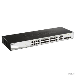 D-Link DGS-1210-28/FL2A ����������� L2 ���������� � 24 ������� 10/100/1000Base-T � 4 �����-������� 100/1000Base-T/SFP  [��������: 1 ���]