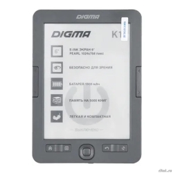   Digma K1 6" E-ink HD Pearl 758x1024 600MHz 128Mb/4Gb/SD/microSDHC - [1389695]  [: 1 ]