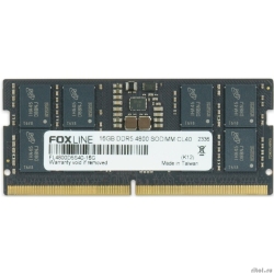 Foxline DDR5 SODIMM 16GB 4800  CL 40 FL4800D5S40-16G  [��������: 3 ����]
