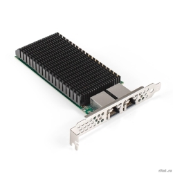 Exegate EX296226RUS ������� ������� ExeGate EXE-X540-T2 (PCI-E x8 v3.0, ����� 2xRJ45 (������), 10Gb/s (10/5/2.5/1Gb/s, 100Mb/s), Server NIC Intel Chipset X540  [��������: 1 ���]
