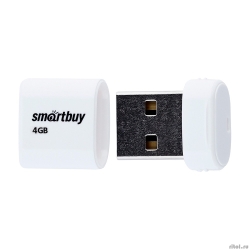 Smartbuy USB Drive 4GB LARA White (SB4GBLara-W)  [��������: 1 ���]