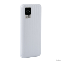 Perfeo Powerbank WATERFALL 10000 mAh/LED �������/PD + QC 3.0/Type-C/2 USB/�����: 5A, max 22.5WWhite (PF_E1468)  [��������: 1 ���]