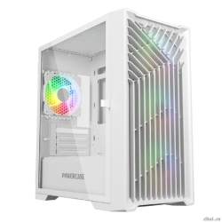 Powercase Mistral Micro X4W, Tempered Glass, 4 120mm 5-color fan, , mATX  (CMMXW-L4)  [: 1 ]