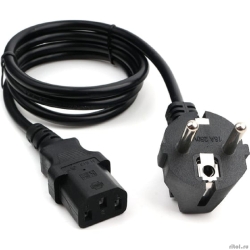 ������ ������� Cablexpert Schuko-C13, 3�0.5��2, 6�, � �����������, 1�, ������, ����� (PC-186-1M)  [��������: 3 ������]