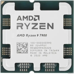 CPU AMD Ryzen 9 7900 OEM (100-000000590) {3,7 5,4 Turbo AM5 65W}  [: 1 ]