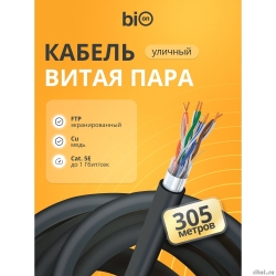 ������ ����� ���� Bion BCL-F5510-381 F/UTP, ���.5e, 4x2x0,51 �� AWG 24, ����, �����������, PE, ��� ������� ���������, 305�, ������  [��������: 1 ���]