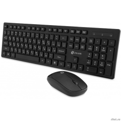 ���������� + ���� Oklick S255W Black USB  ������������ slim [1909361]  [��������: 1 ���]
