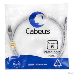 Cabeus PC-FTP-RJ45-Cat.6-1.5m-LSZH - F/UTP,  6, 2xRJ45/8p8c, , , LSZH, 1.5  [: 5 ]