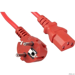 Cabeus PC-186-VDE-1.8M-RD ������ ������� ���������� (Schuko+C13) (3x0.75), �������, 1.8�  [��������: 2 ������]