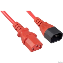 Cabeus PC-189-VDE-1.8M-RD ������ ������� �������-��������� IEC 320 C13 - IEC 320 C14 (3x0.75), �������, 1.8 �  [��������: 2 ������]