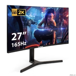 LCD ExeGate 27"�EC2700TA Combat {VA 2560x1440 Curved 165Hz 1ms 16:9 300cd 3000:1 178/178 2xHDMI DisplayPort USB Speakers} [EX297303RUS]  [��������: 3 ����]