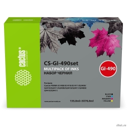  Cactus CS-GI-490set GI-490 ///  3x70ml  Canon PIXMA G140  [: 1 ]