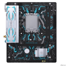 MAXSUN MS-B760M GAMING WIFI GANK V2 (Socket 1700, mATX, 2*DDR5, VGA/HDMI, 3*SATA3, 1*M.2, 1xPCI-E x16 /1xPCI-E x4, 4*USB 2.0, 2*USB 3.2 GEN 2, LAN 1*1G,  Bluetooth,  Wi-Fi 802.11ax, RTL)  [��������: 3 ����]