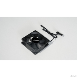 CBR ���������� ��� ������� CBR-CF-8025-1600B, 80x80x25 ��, 3-pin+molex, 1600 RPM, 30 CFM, 24.6 dBA  [��������: 1 ���]
