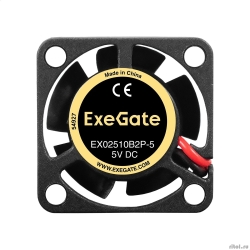 Exegate EX295189RUS ���������� 5� DC ExeGate EX02510B2P-5 (25x25x10 ��, 2-Ball (������� ���������������), 2pin, 10500RPM, 22.5dBA)  [��������: 1 ���]
