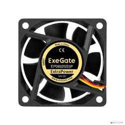 Exegate EX297034RUS ���������� 12� DC ExeGate ExtraPower EP06025S3P (60x60x25 ��, Sleeve bearing (��������� ����������), 3pin, 4500RPM, 31dBA)  [��������: 1 ���]
