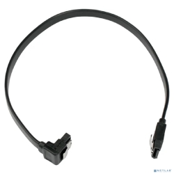 Cablexpert ������ ������������ SATA Sata3 7pin / 7pin, �������, �������, 30��, ������, ����� (CC-SATAM-DATA90-BL-30CM)  [��������: 3 ������]