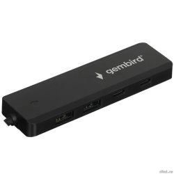 Gembird ������������ USB3.1 2xUSB, 2xType-C, � ���.��� (Type-C), ������ USB 19��, ������, ������� (UHB-C415)  [��������: 1 ���]