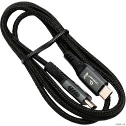 Cablexpert ������ USB2.0 Type-C/Type-C, 5�, 240��, PD3.1/QC4.0, ����, �������, 1�, ������ (CCP-USB2.0-240W-1M)  [��������: 3 ������]
